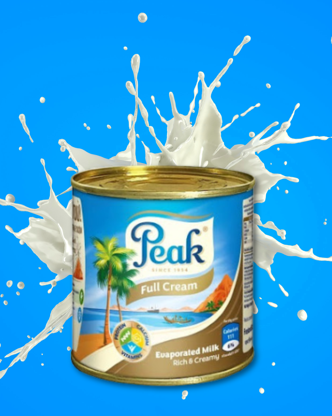 PEAK MILK EVAPORATED
