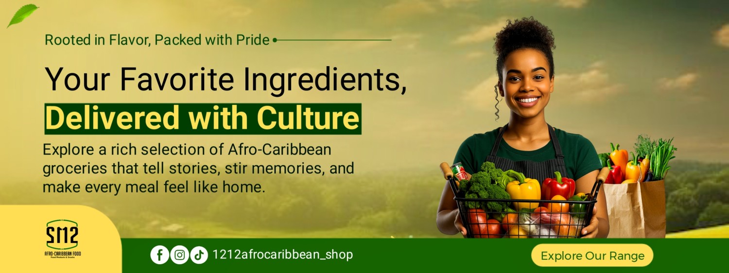 1212 Afro-Caribbean Food promo
