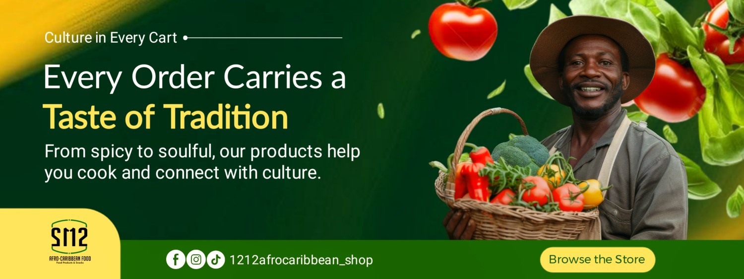 1212 Afro-Caribbean Food promo